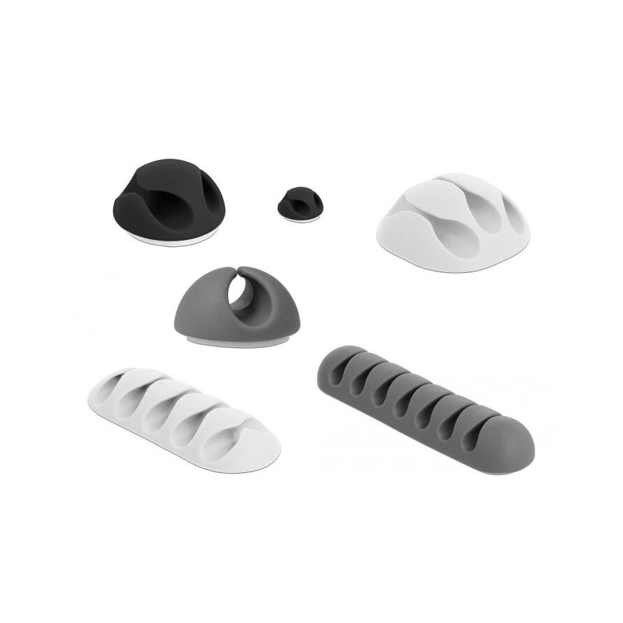 Delock Kábeltartó kombinációs szett (6 darabos) (18300)