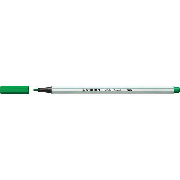 STABILO Pen 68 brush filtpen Grøn 1 stk