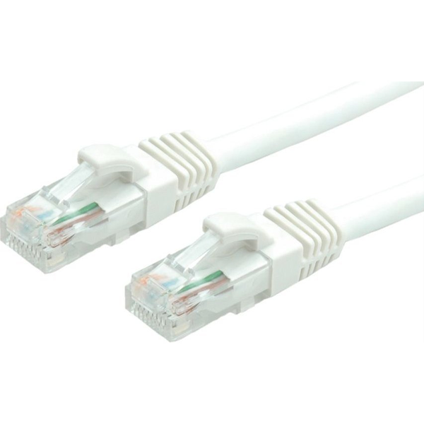 Latiguillo Rj45 1,5 M. Cat.6a Utp Flexible Awg 24 Cobre 10 Gigabit Blanco Value