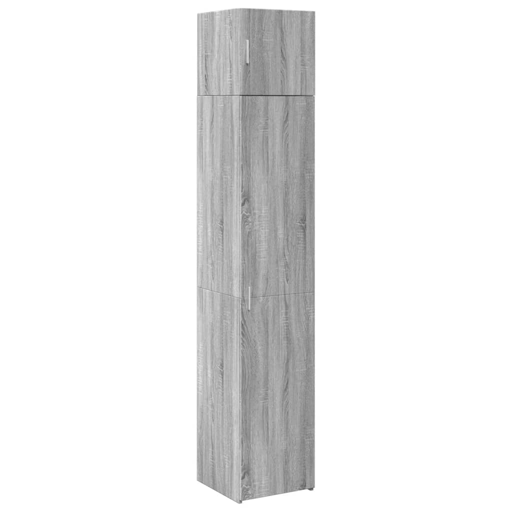 szürke sonoma szerelt fa vékony tárolószekrény 40x42,5x225 cm (3281285)