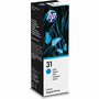 HP 31 70-ml Cyan Original Ink Bottle Originál