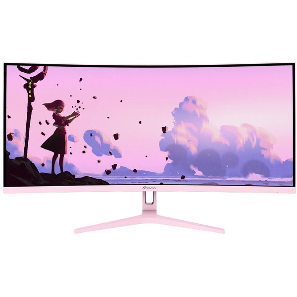 Arozzi Nova 34" Curved Gaming Monitor 165Hz rózsaszín