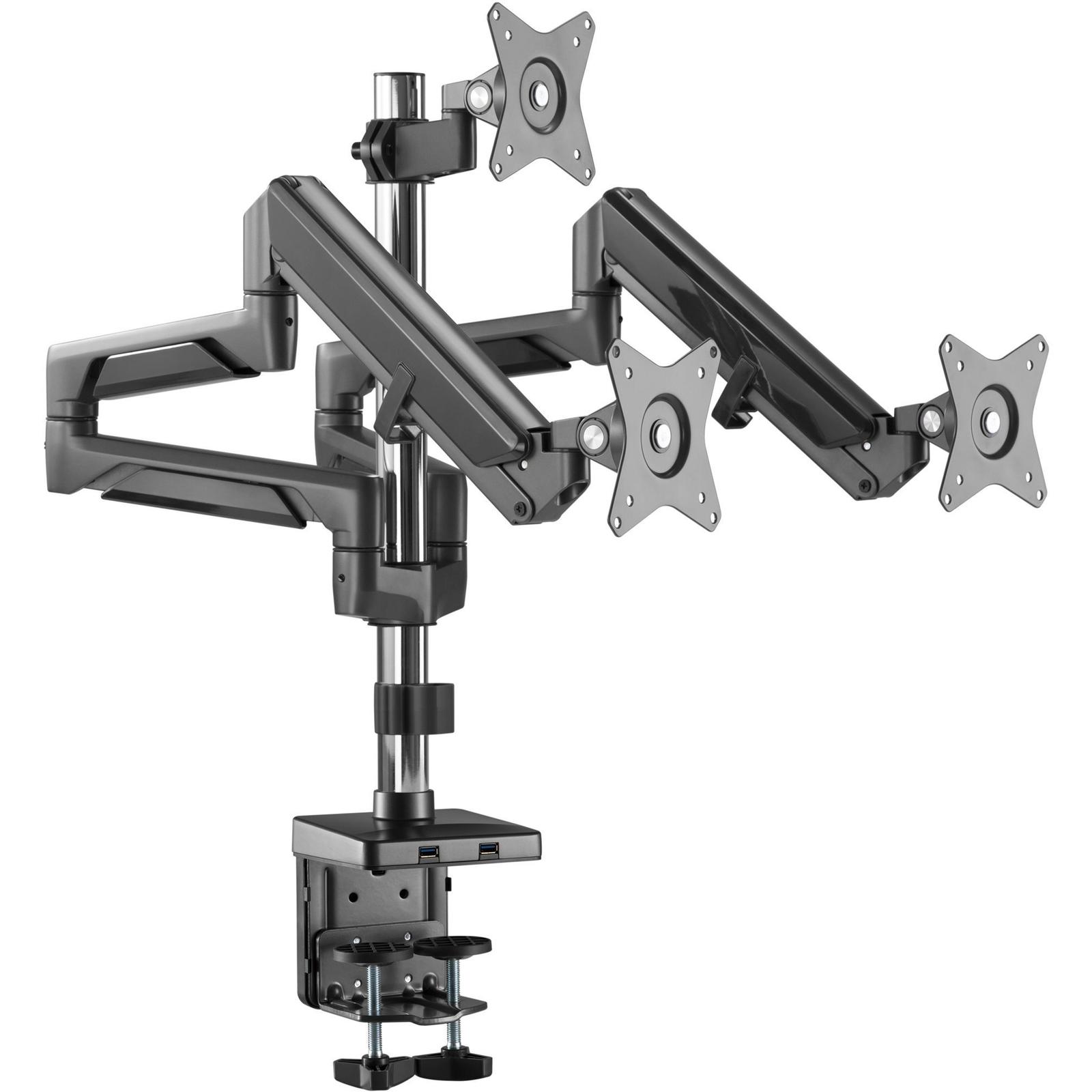 AlzaErgo Arm T130B Premium USB - asztrofekete (APW-EGARTPU130B)