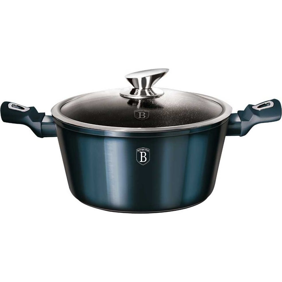 BerlingerHaus BH/1879 Metallic Line Aquamarine Edition Lábas - Kovácsolt Alumínium, Metál Kék (BH-1879)