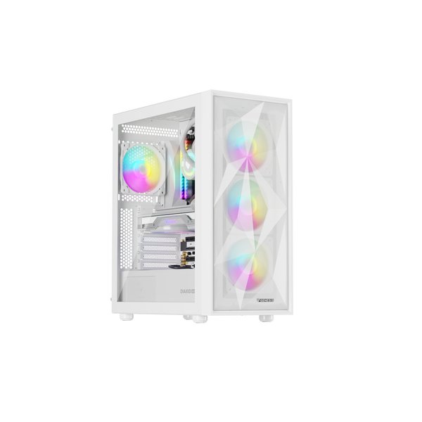 Genesis Diaxid 605 ARGB Számítógépház - Fehér
