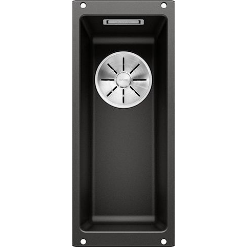 Blanco SUBLINE 160-U - ÚJRACSOMAGOLT - Fekete mosogatótál  525981