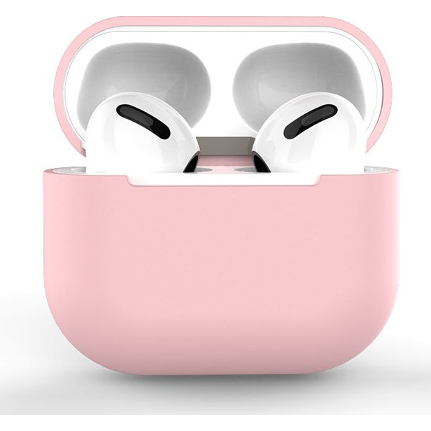 AirPods 2/AirPods 1 Tok, Puha Szilikon Fülhallgatófedél Rózsaszín (C Tok) (9145576238530)