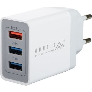 Ładowarka Montis MT009 3x USB-A 3 A (MT009)