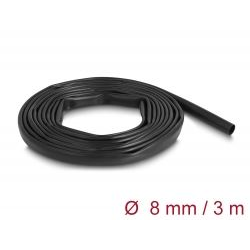 Delock PVC szigetelő borító cső 3mx8mm fekete (19000) (delock19000)