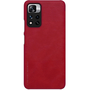 Xiaomi Redmi Note 11 Pro Кожен калъф Nillkin QIN, тип книга, червен