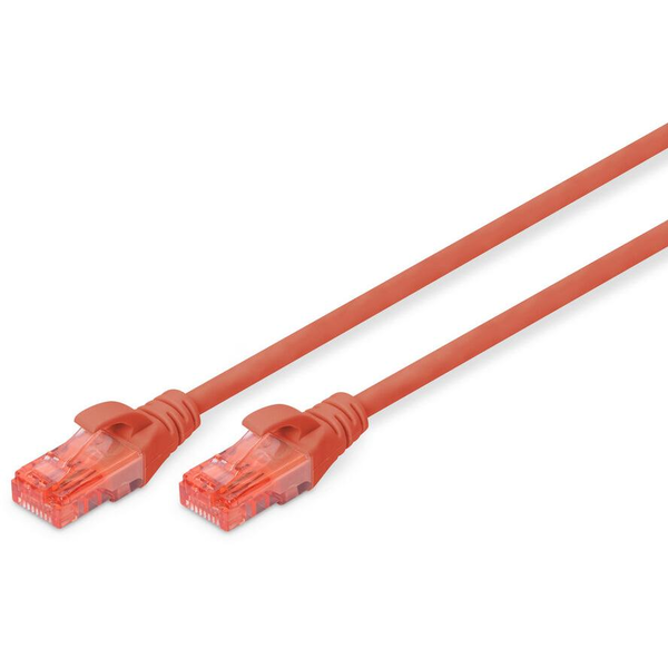 Digitus CAT6 U-UTP Patch Cable 5m Червен, Мрежови кабели