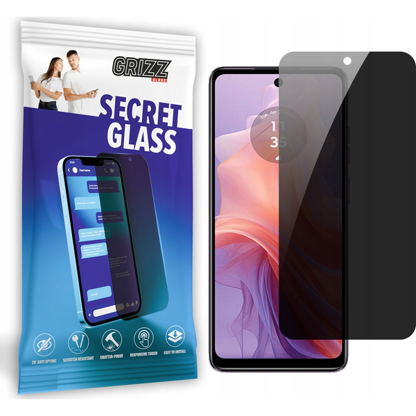  GrizzGlass Szkło prywatyzujące GrizzGlass SecretGlass do Motorola Moto E14