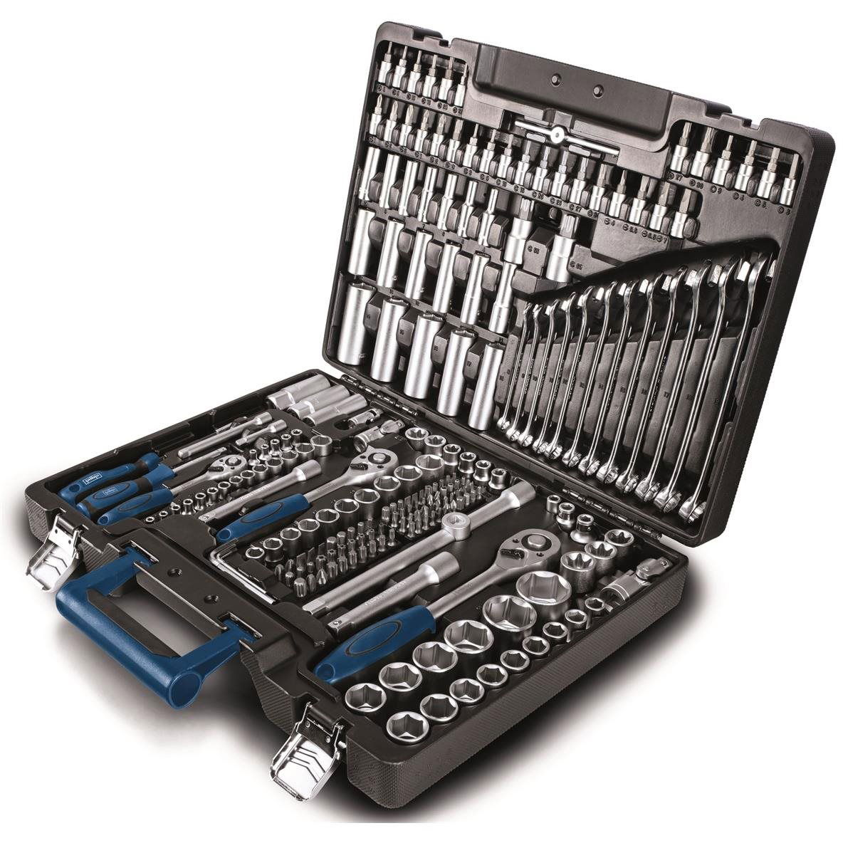 Scheppach TB 217 Szerszámkészlet műanyag kofferben, 217 db (5909307900)