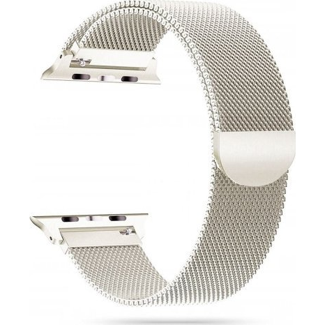  Tech-Protect Pasek Tech-Protect MilaneseBand na Apple Watch 4 / 5 / 6 / 7 / 8 / 9 / SE / Ultra 1 / 2 (42/44/45/49 mm) - beżowy