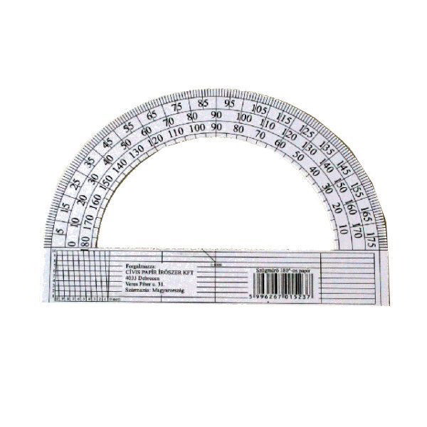 OEM 180°-os papír szögmérő (100 db / csomag) (5996267015237)