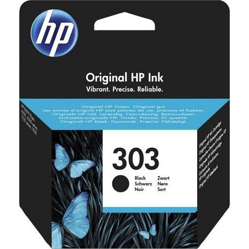 HP 303 Black Original Ink Cartridge cartuccia d'inchiostro 1 pz Resa standard