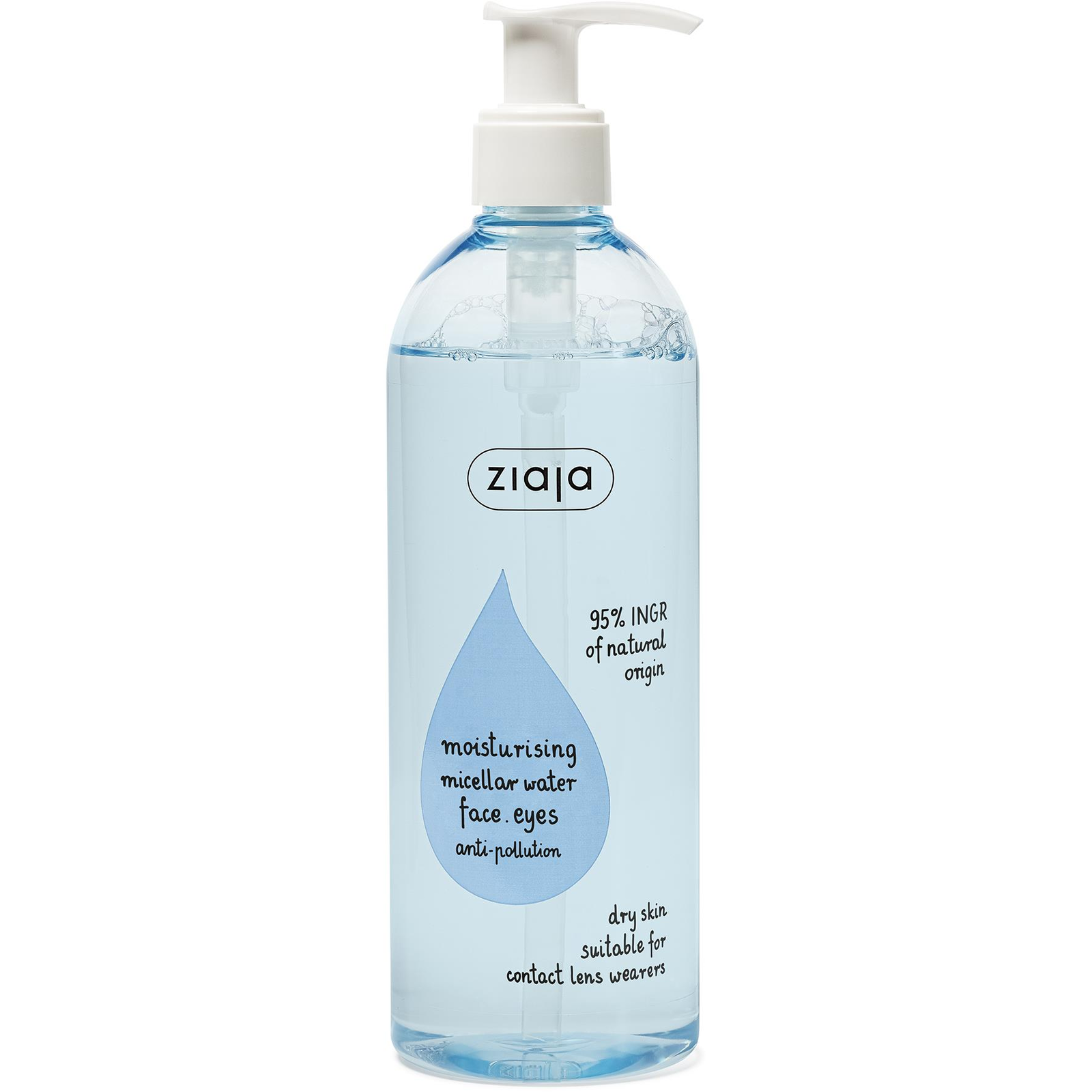 ZIAJA micellás víz hidratáló száraz bőrre 390 ml (5901887050018)