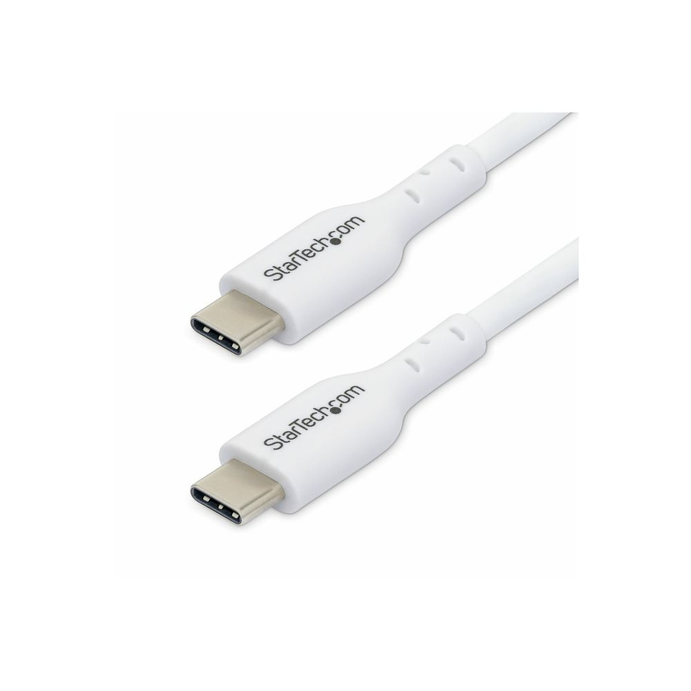 2M WHITE USB-C CHARGING CABLE 60W POWER DELIVERY M/M TYPE-C (USB2CC2MNCWHE)