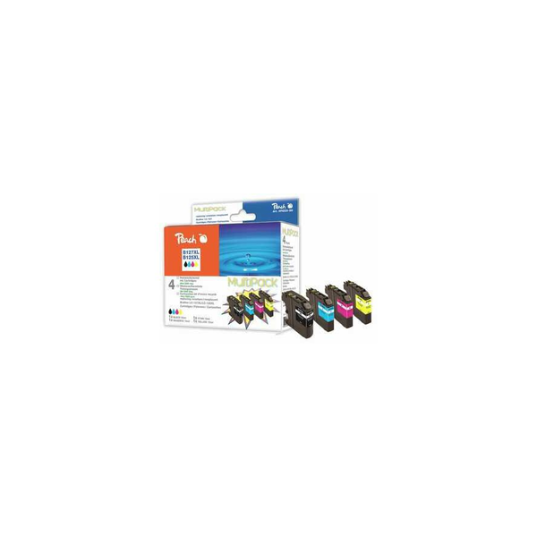 Peach PI500-91 inktcartridge Zwart, Cyaan, Magenta, Geel