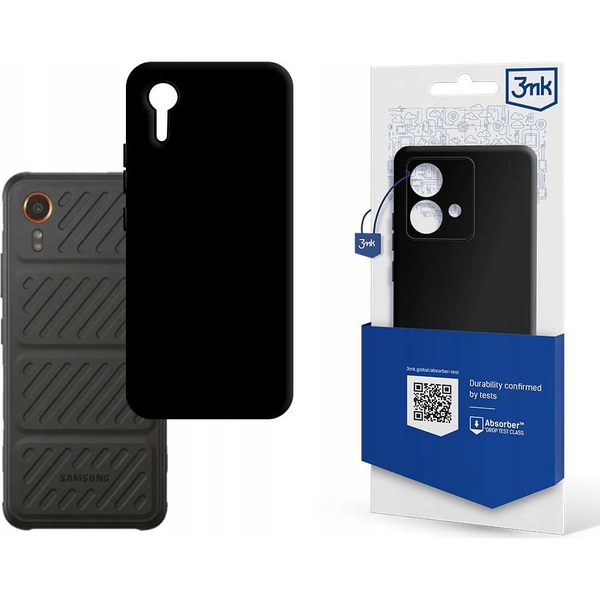 Капак за телефон, 3MK, Matt Case, съвместим с Galaxy XCover 7, черен