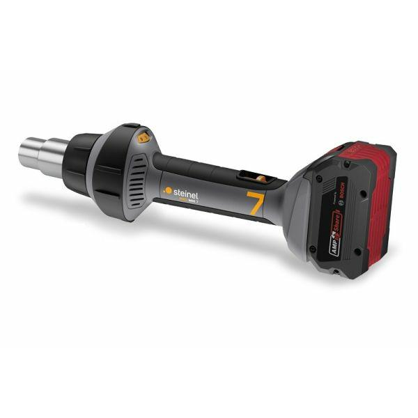 Steinel 085933 MH 7 KOFFER SET Akkus hőlégfúvó akkuval, Töltővel 1000 W