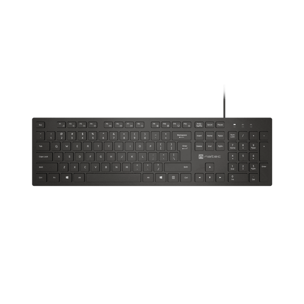 natec Herring Slim Keyboard Black US