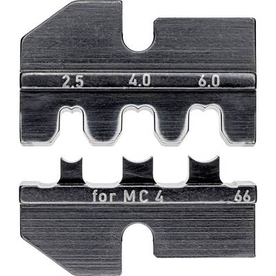Knipex 97 49 66 krimpelő betét napelemes csatlakozó dugóhoz, MC4 2.5-től 6 mm2-ig Knipex krimpelő fogókhoz (97 49 66)