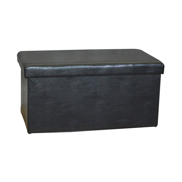 OTTOMAN XYF634B BLACK 76.5X40.5X40.5