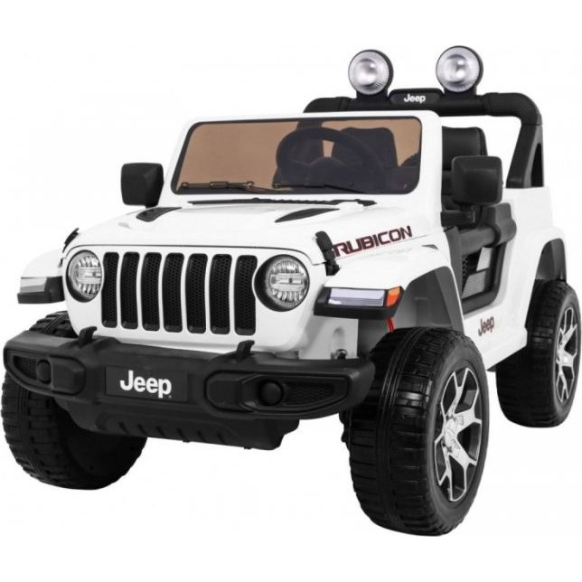 Jeep Wrangler Rubicon Fehér Akkumulátoros Autó (PA.DK-JWR555.BIA)