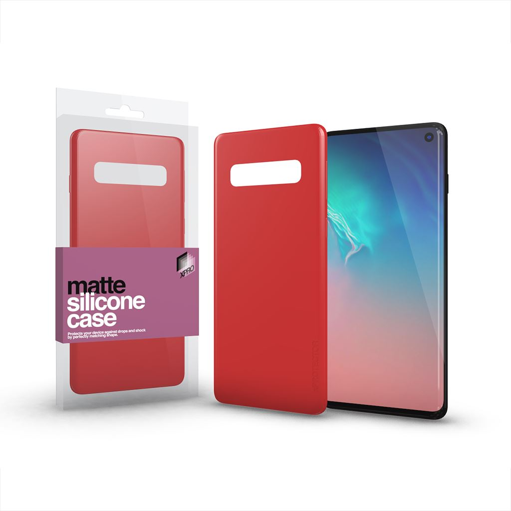 Xprotector Samsung S20, ultra vékony tok matt korallpiros (119699) (x119699)