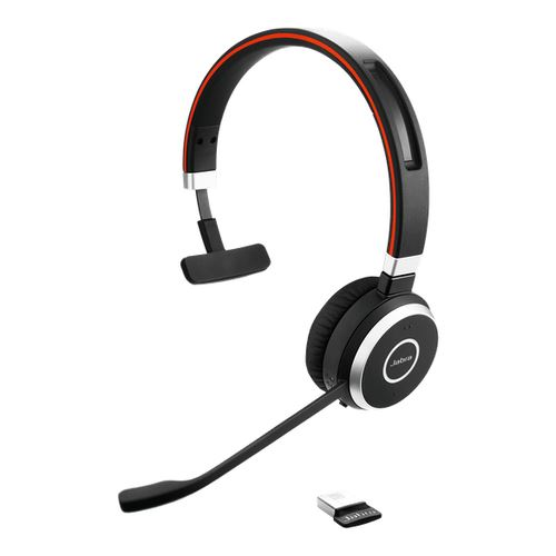 Jabra Evolve 65 Слушалки Жична и безжична Лента за глава Обаждания/музика Микро-USB Bluetooth Черен