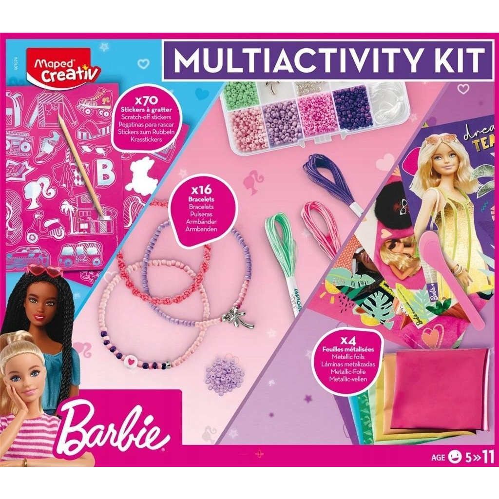 Kreatív Barbie készlet, 3 az egyben, MAPED CREATIV "Multi Kit Barbie" ( )