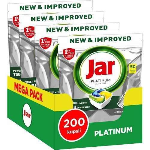 Jar Platinum Lemon mosogatógép tabletta 200db (8006540750186) (8006540750186)
