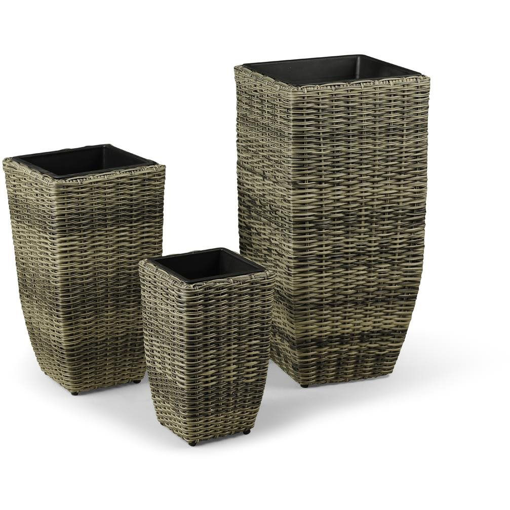 NOELA VEGHEL Virágcserép 3 db különböző méretek (20678)