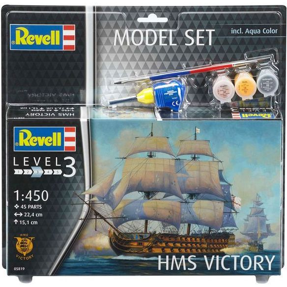 Revell HMS Victory 1:450 makett készlet kiegészítőkkel (65819) (GXP-588109)