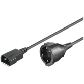 Kabel zasilający MicroConnect Adapter C14 -Schuko, 2m (PE130200)