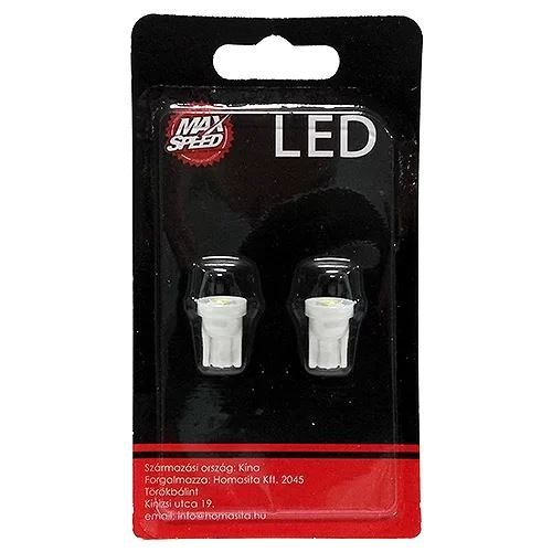 Maxspeed T10 1xSMD fehér színű, pár (56LED1109W) (56LED1109W)