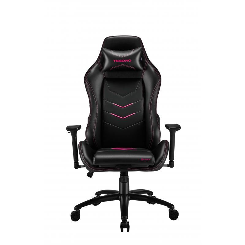 Tesoro Alphaeon S3 gaming szék fekete-rózsaszín (TS-F720 (PK)) (TS-F720 (PK))