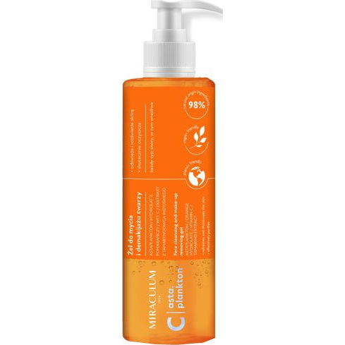 Miraculum  Żel do mycia i demakijażu twarzy Asta plankton C 200 ml