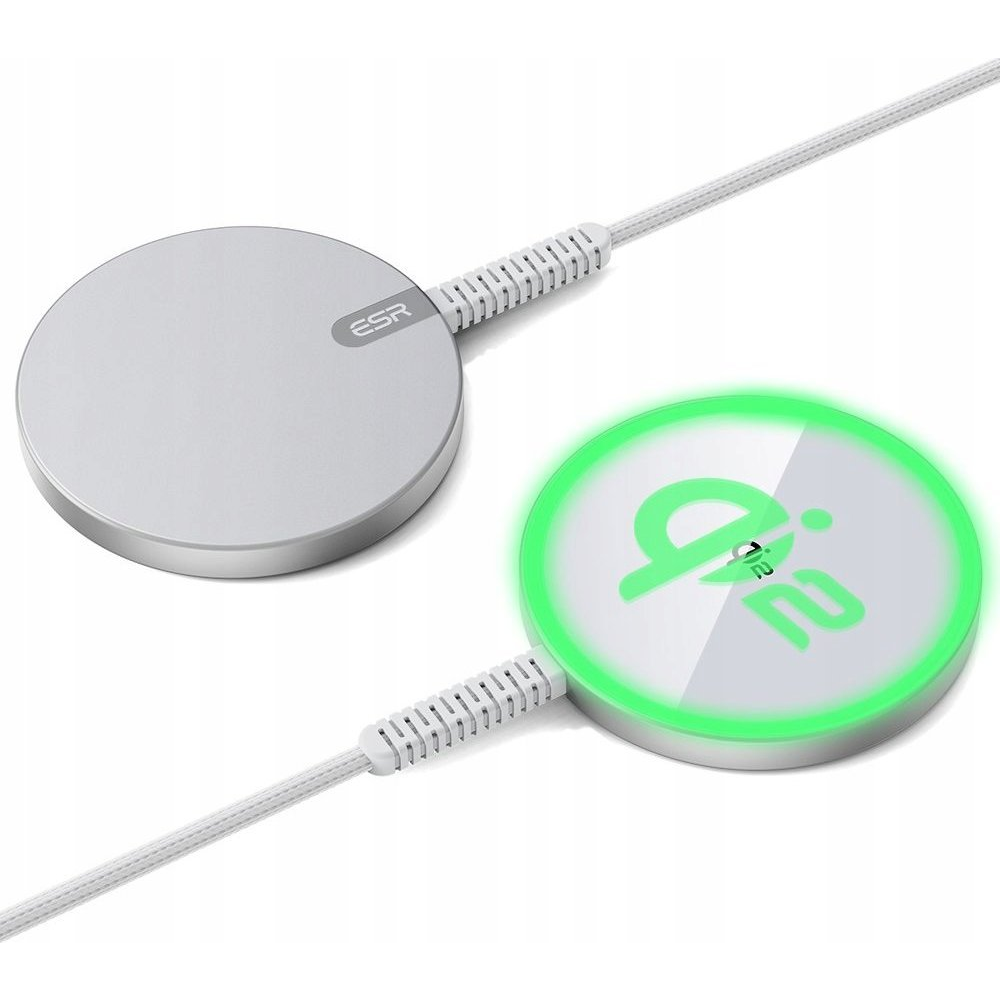 Wireless charger ESR Qi2 mini (HaloLock)(silver) (ESR814)