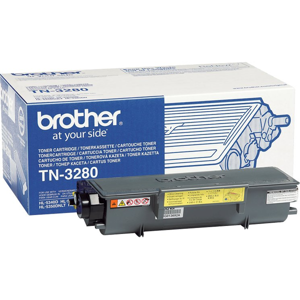 Brother TN-3280 tonerpatron 1 stk Original Sort