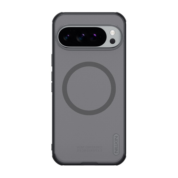 Nillkin SUPER FROSTED PRO MAGNETIC műanyag telefonvédő (mágneses, ütésállóság, gumírozott) ÁTLÁTSZÓ/FEKETE Google Pixel 10 Pro XL (GP-176572)