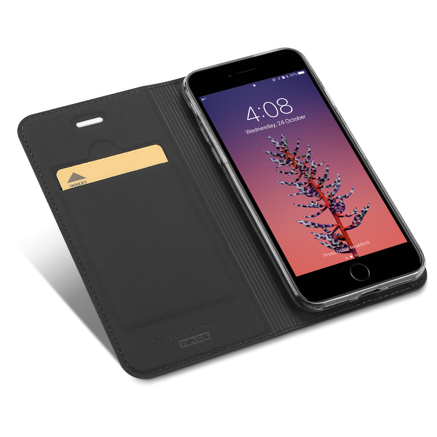 Nevox Vario Cover Apple iPhpne 7 / 8 Flip Tok - Bazalt szürke (1513)