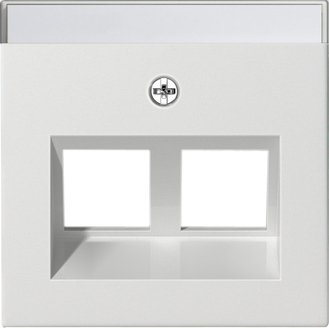 GIRA 264003 Abdeckung BSF Modular Jack 30° 2fach System 55 Reinweiß