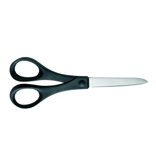 Fiskars Essential 18cm Papírvágó olló - Fekete
