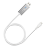 j5create Android Mirror USB кабел 1,2 м USB 2.0 Micro-USB B USB A Алуминий, Бяла