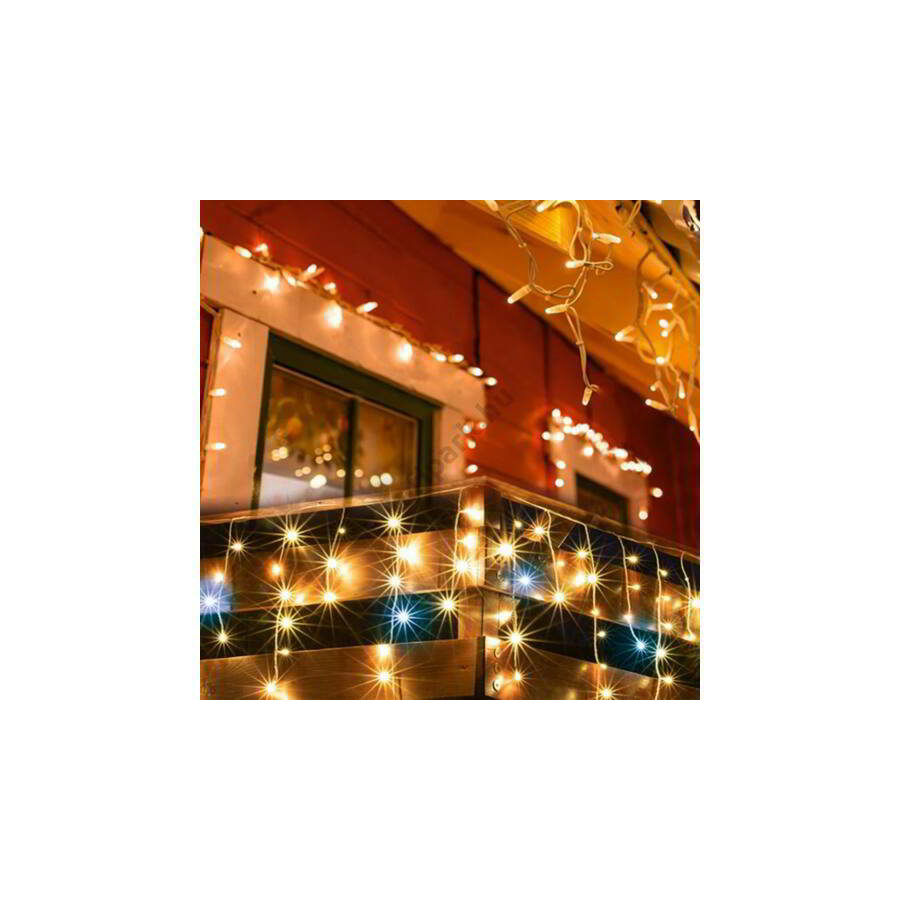 Somogyi DLFJ 400F/WW Kül-/Beltéri LED fényfüzér 10m - Meleg/hideg fehér (DLFJ 400F/WW)