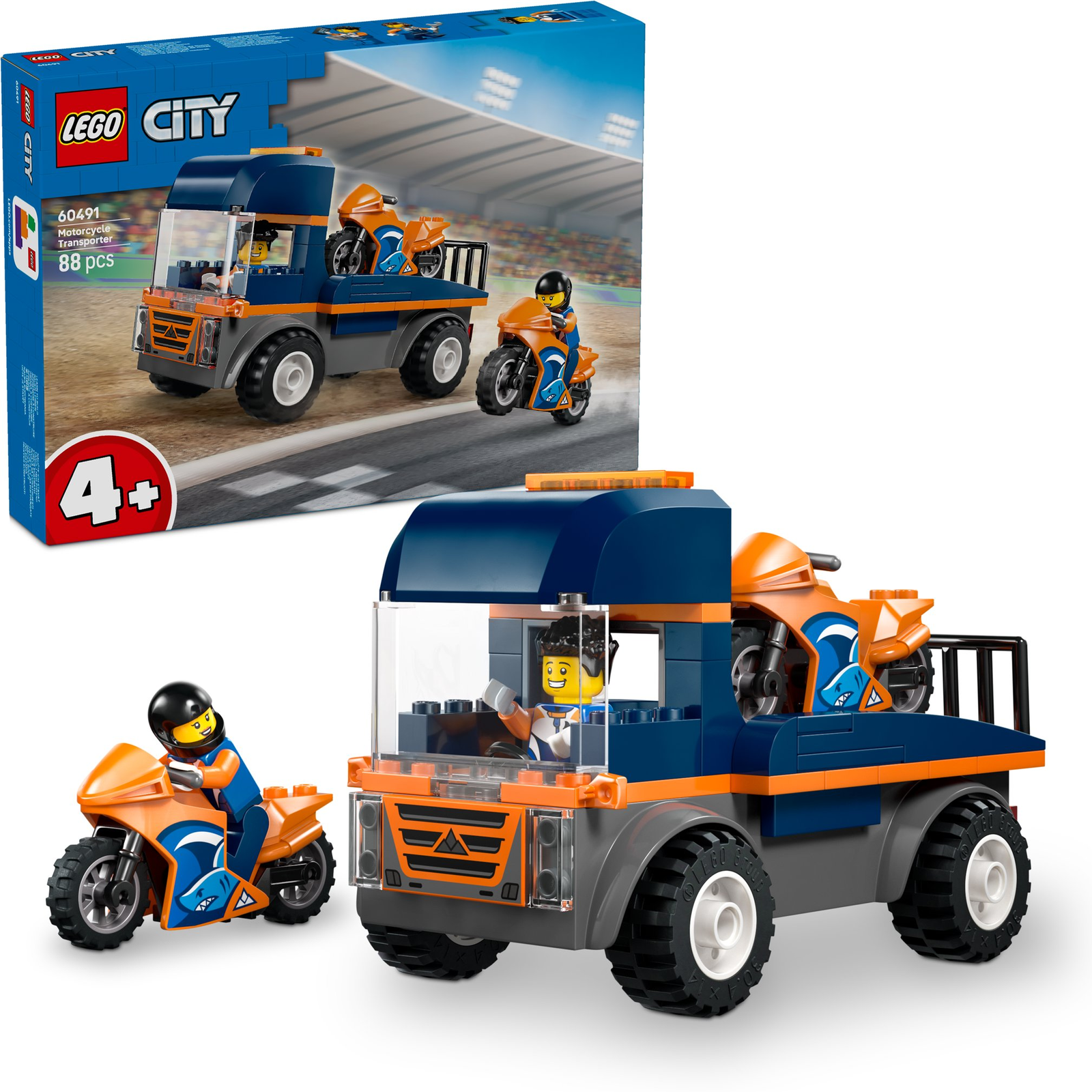 LEGO® City Motorszállító jármű 60491 (5702018056608)