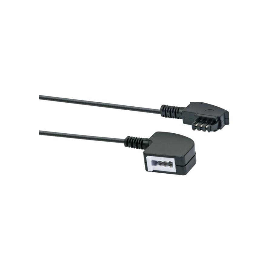 Schwaiger Telefonkábel hosszabbító TAE-F apa -> TAE-F anya adapter 6m (TVL6221533)