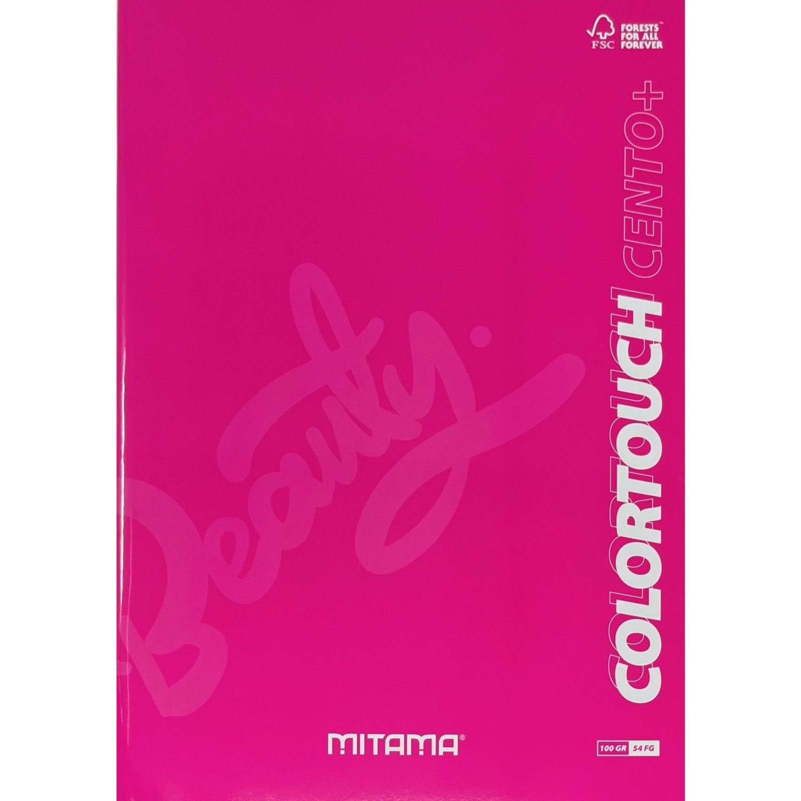 MITAMA A4, vonalas, margós, 52+2 lapos, rózsaszín (62176-90146)